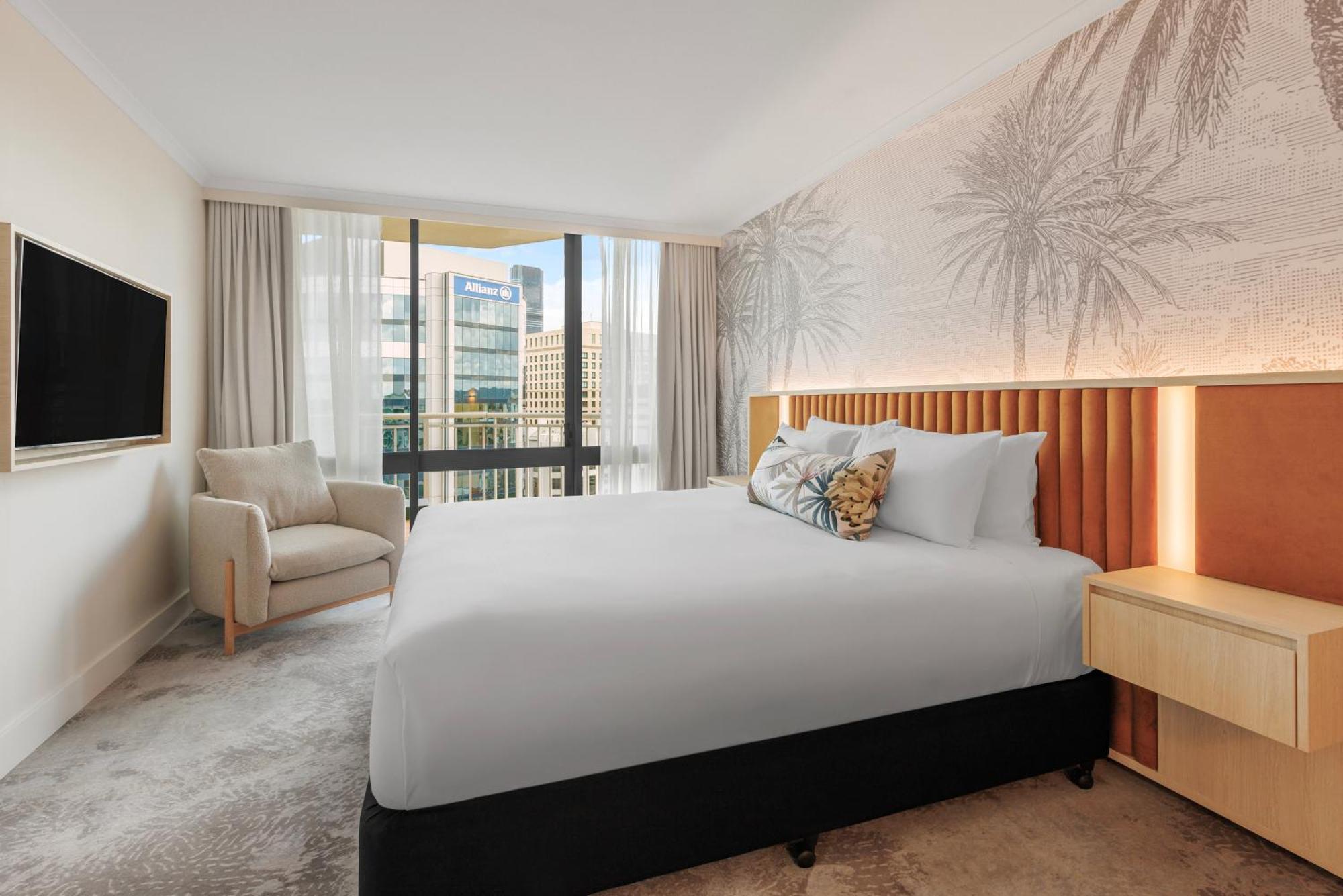 布里斯班阿莫拉酒店 外观 照片 A bedroom at the hotel